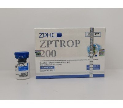 Original ZPtropin (HGH) 2 frascos 100IU/kit frasco 200iu + 12ml BacWater